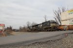 NS 4554 and 4243 lead train 25P west